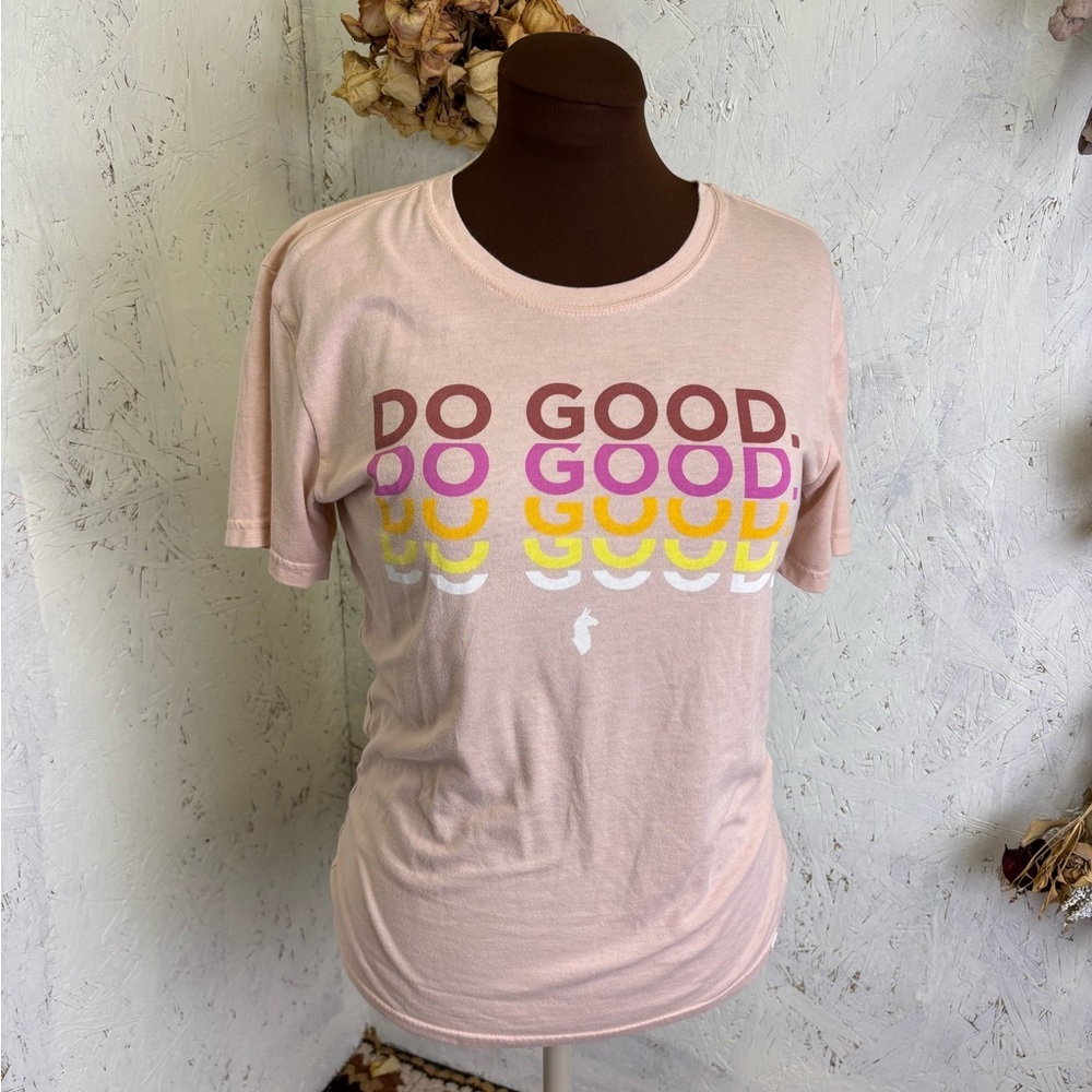 Cotopaxi Do Good Graphic Tee Pink Women’s Medium